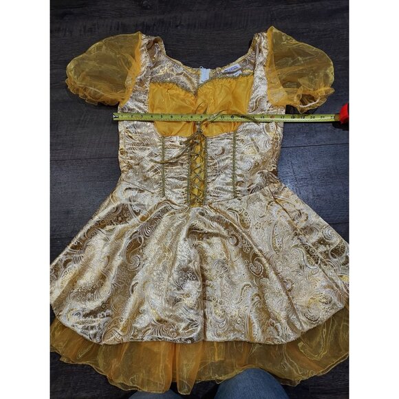 Costume Goldilocks Adult Storybook Fairy Tale Fancy Dress Up Halloween 3 Piece - Picture 9 of 14